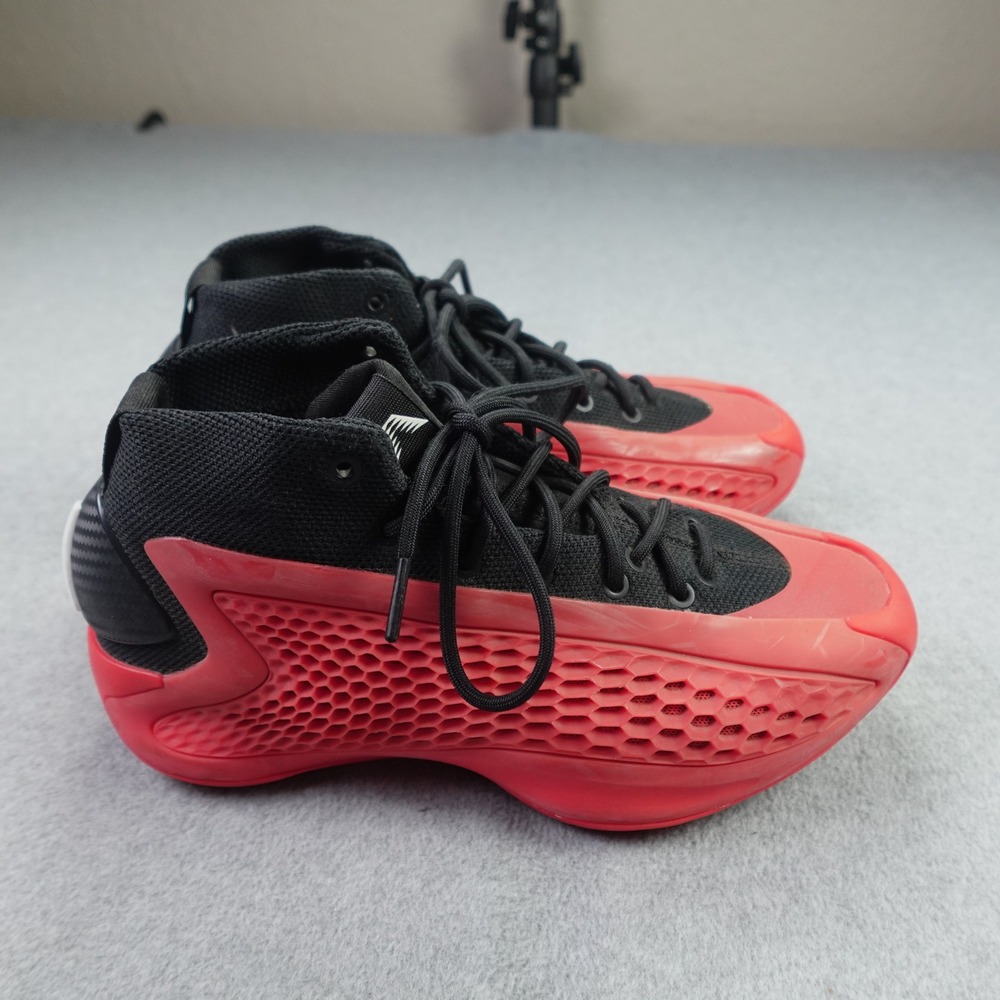 adidas AE 1 Shoes Boys 4.5Y Red Black Basketball Athletic IG6611 Anthony Edwards
